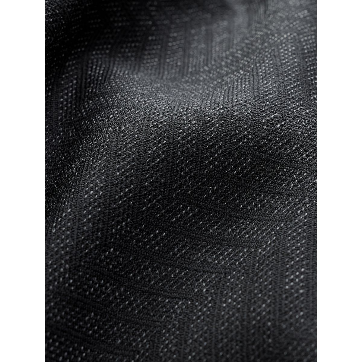 Pantalon de smoking ajusté en laine signature noir, NEXT