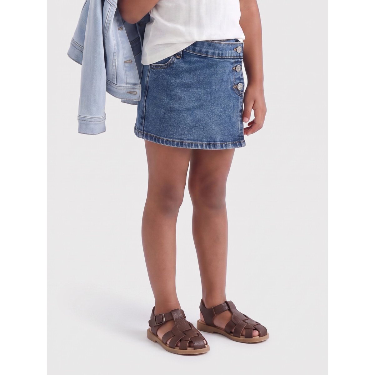 Jupe En Denim medium blue denim, KIDS ONLY