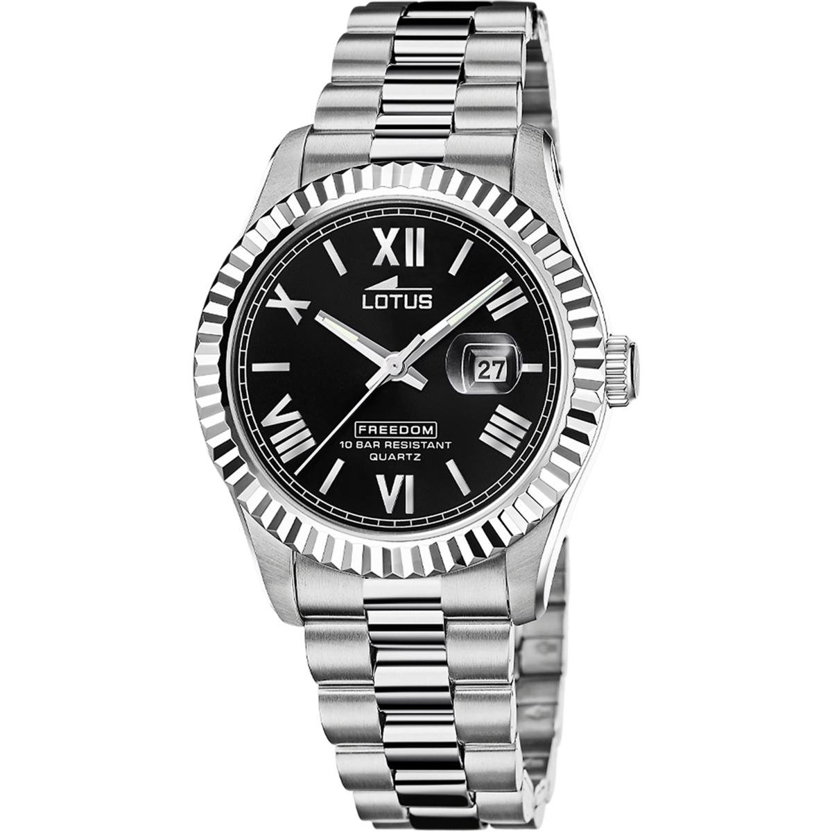 Montre Analogique  FREEDOM argenté noir argenté, LOTUS