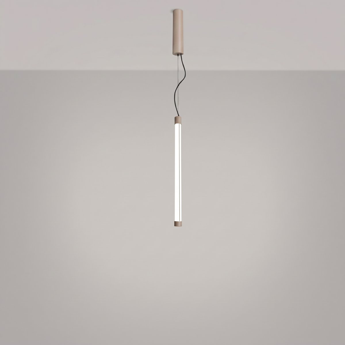 Suspension Acier Taupe LED 1 Trang taupe, EDEN