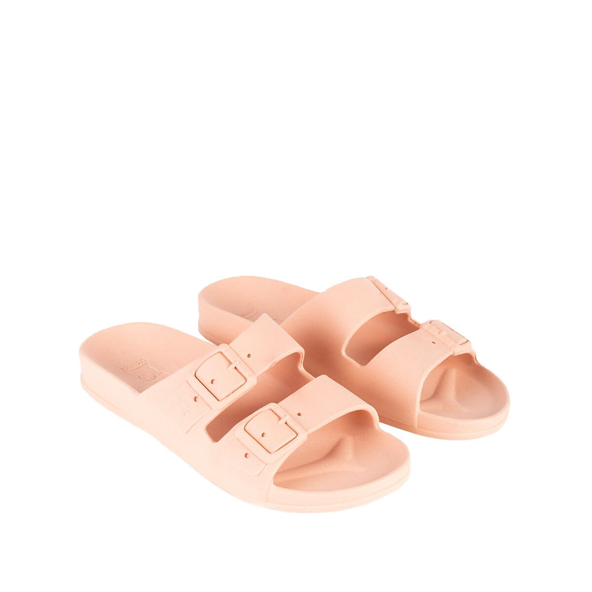 Mules doubles brides BELO HORIZONTE rose pale, CACATOES