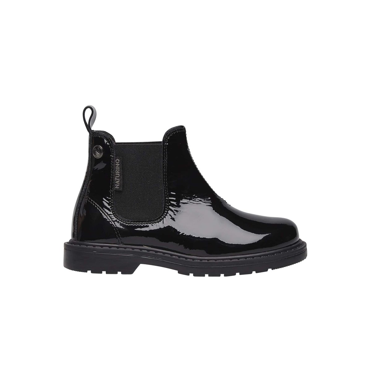 Bottines En Vernis Piccadilly noir, NATURINO
