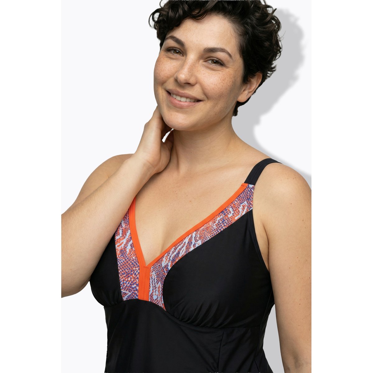 Tankini avec bonnets souples noir, ULLA POPKEN