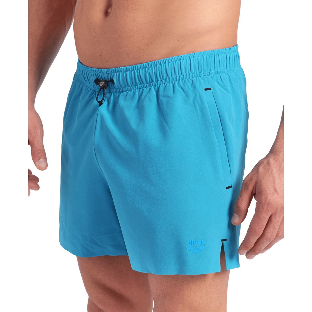 Short de plage arena Evo Solid pour homme turquoise, ARENA