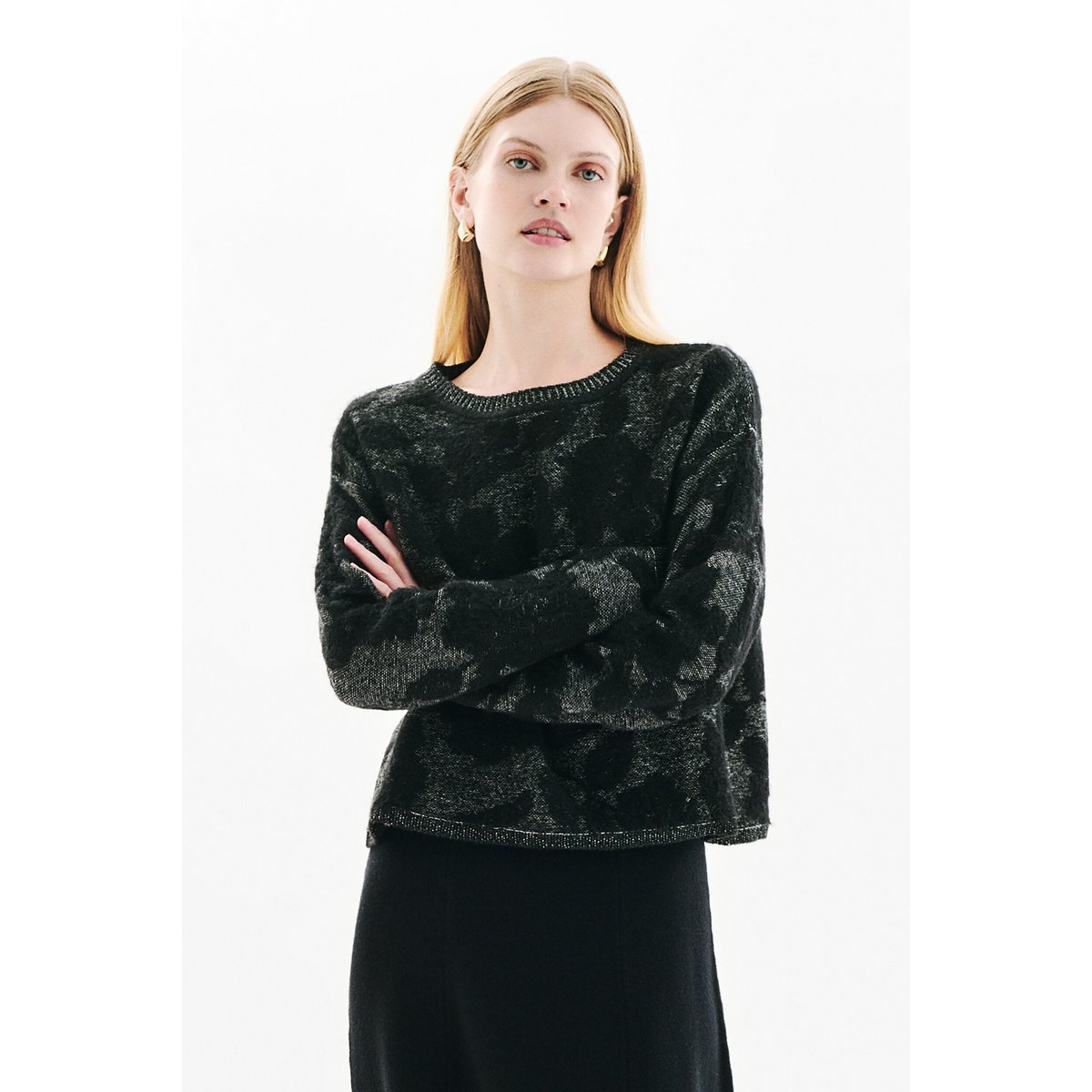 Pull Mflorentine femme noir, CAROLL