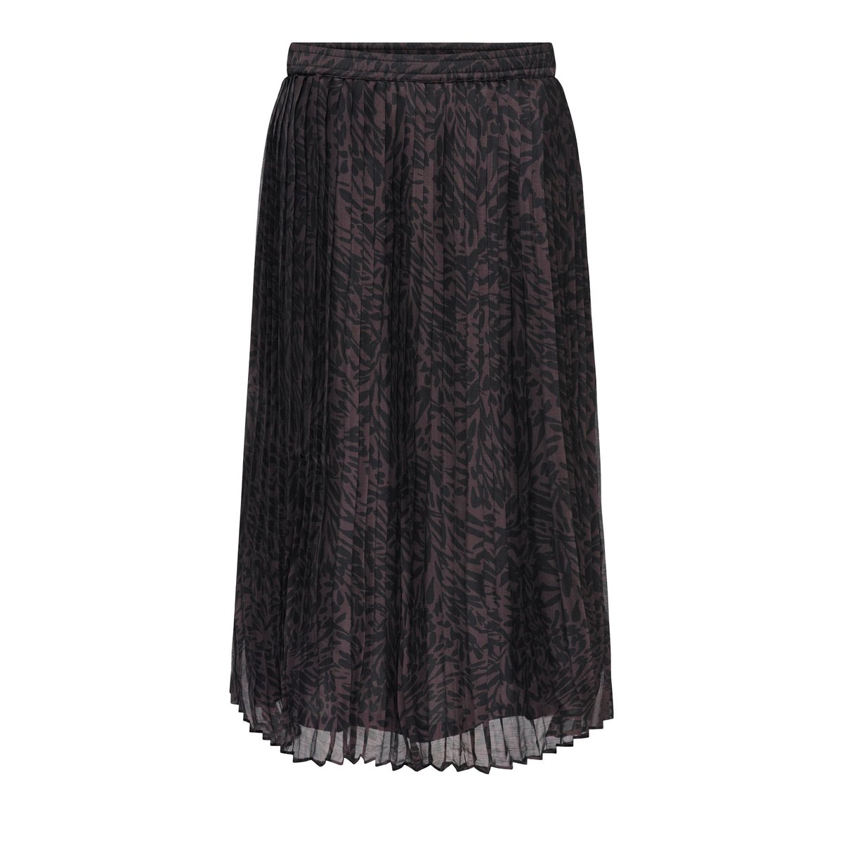 Jupe Froncée violette - chocolate plum 1, ONLY CARMAKOMA