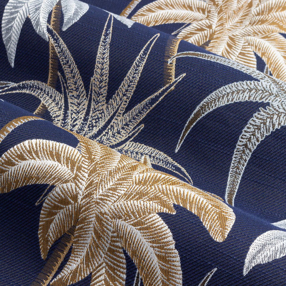 Galapagos Eyelet Curtains navy, WYLDER