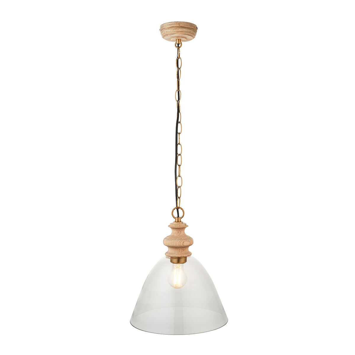 Clover Chain Drop Pendant Light in Natural Ash natural, ÉDITÉ