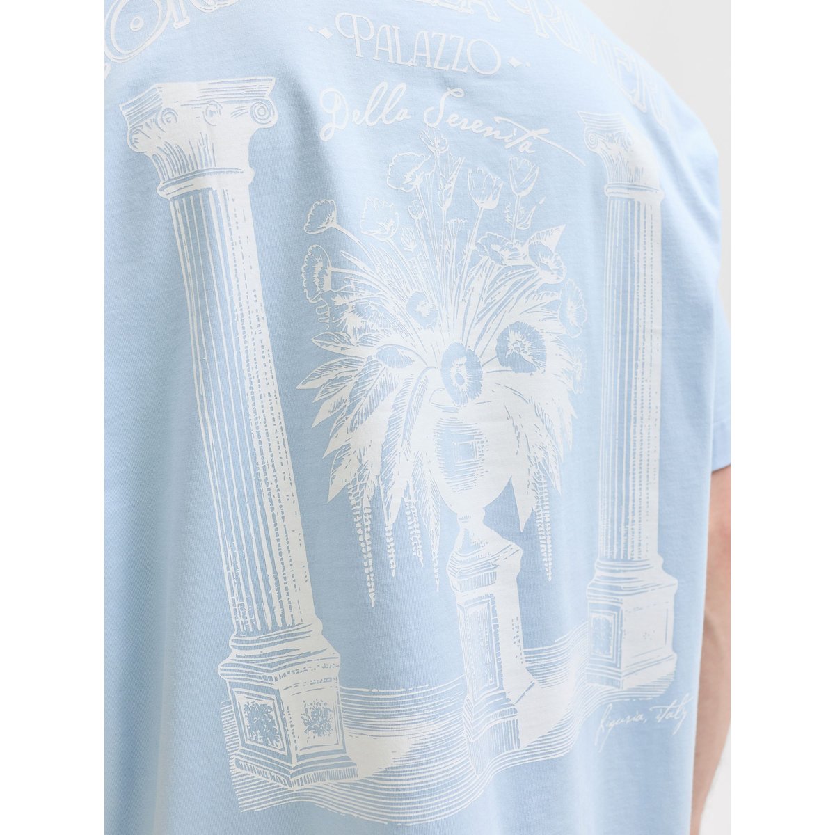 T-Shirt cashmere blue 1, JACK & JONES