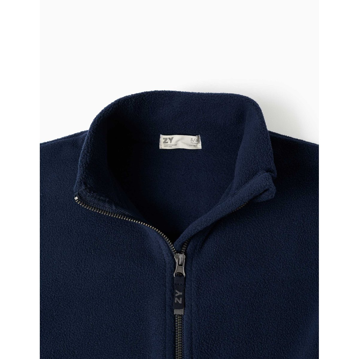 Veste en polaire à col montant bleu foncé, ZIPPY