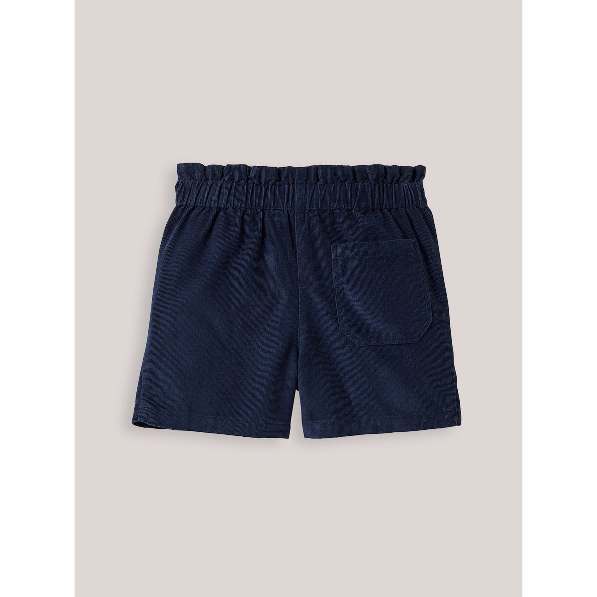 Short paper bag velours marine, CYRILLUS