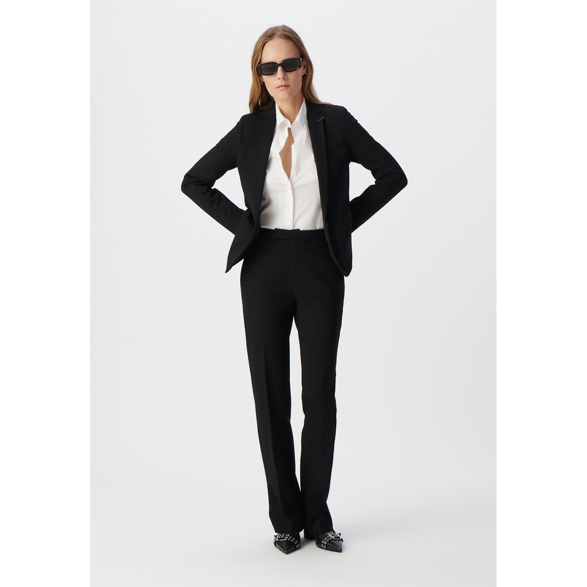 Veste de costume maille Milano BUSINESS COLLECTION noir, IKKS