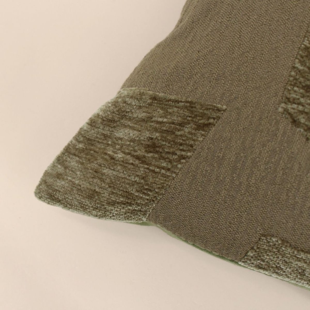 Coussin à motifs 40x40cm vert, ORNAMI