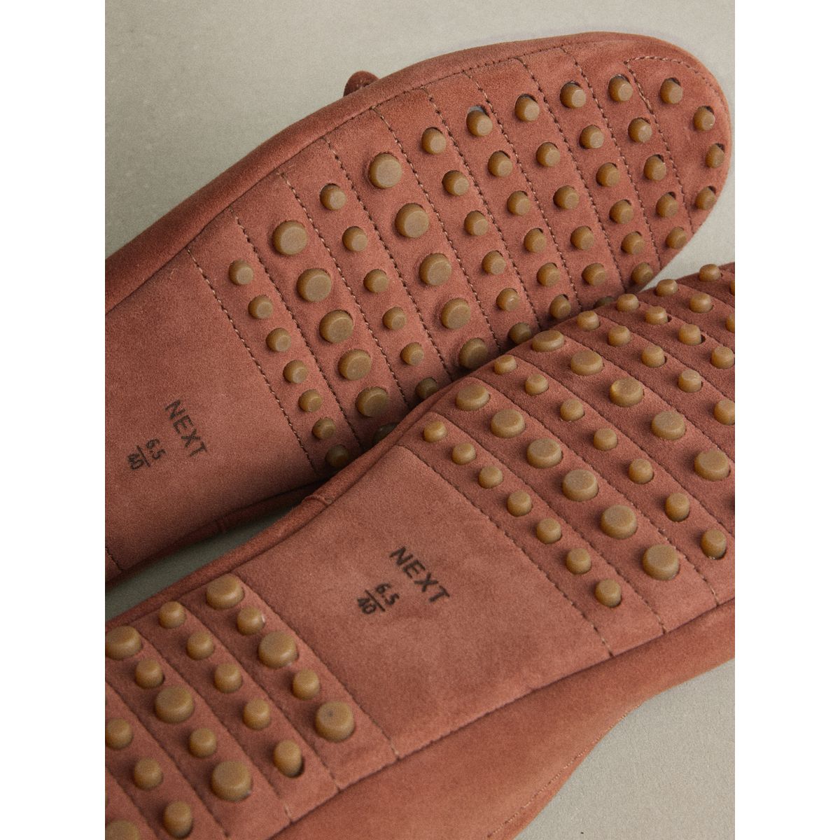 Ballerines en cuir n. premium marron rouille, NEXT