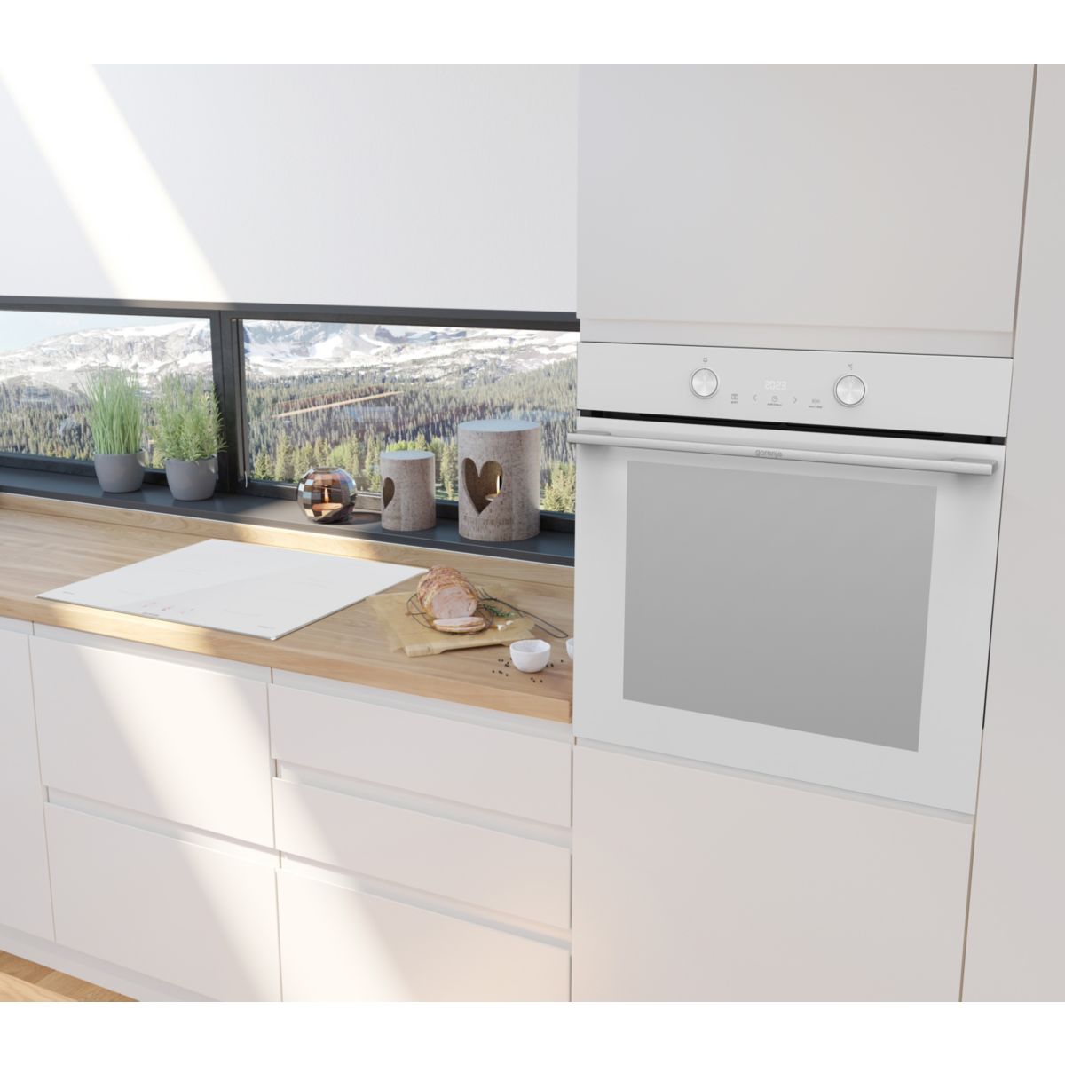 Four encastrable BPS6737E06PWG couleur unique, GORENJE