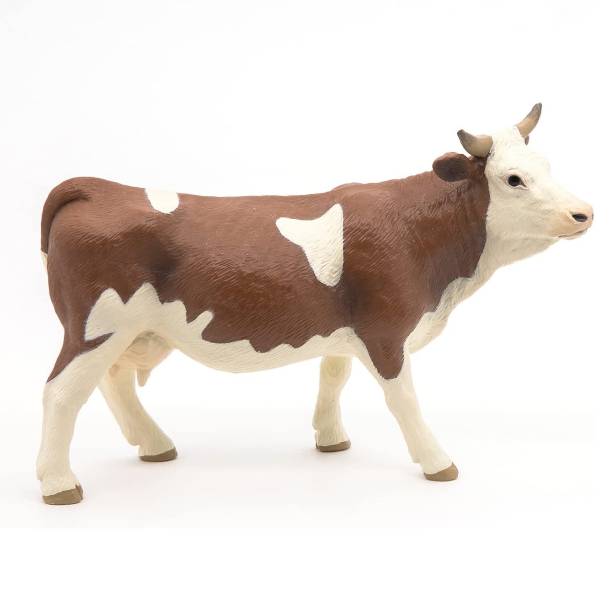 Figurine vache Simmental marron, PAPO