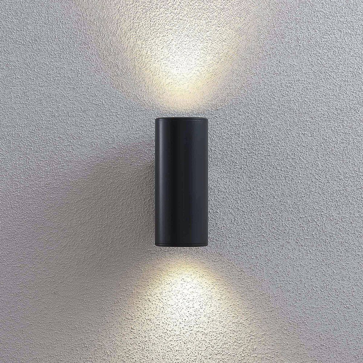 Applique extérieure moderne, Nati gris foncé (ral 7024), LINDBY