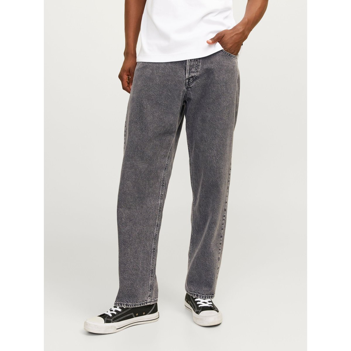 Jean À Coupe Loose black denim, JACK & JONES