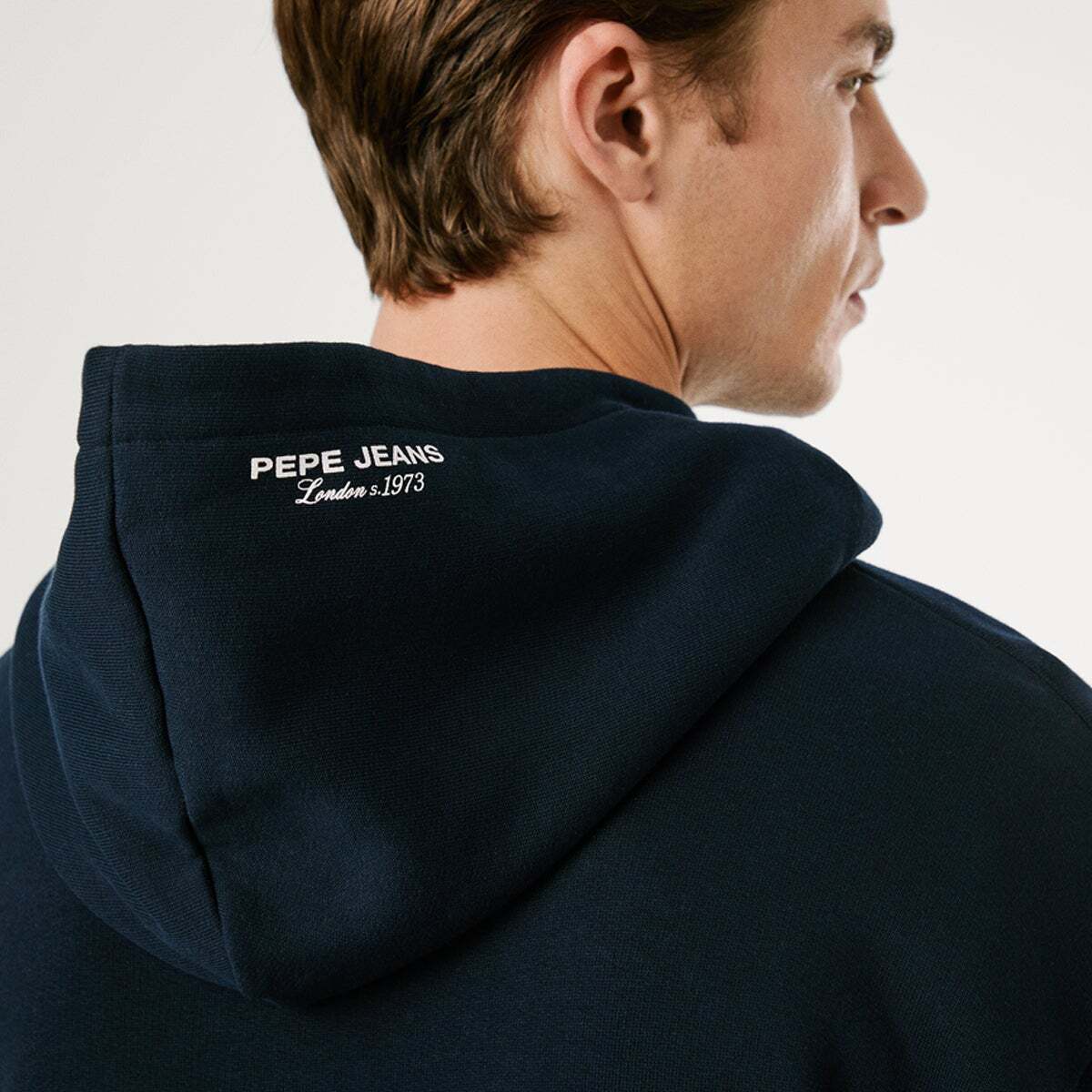 Sweat À Capuche Avec Logo Pjl 1973 bleu dulwich, PEPE JEANS