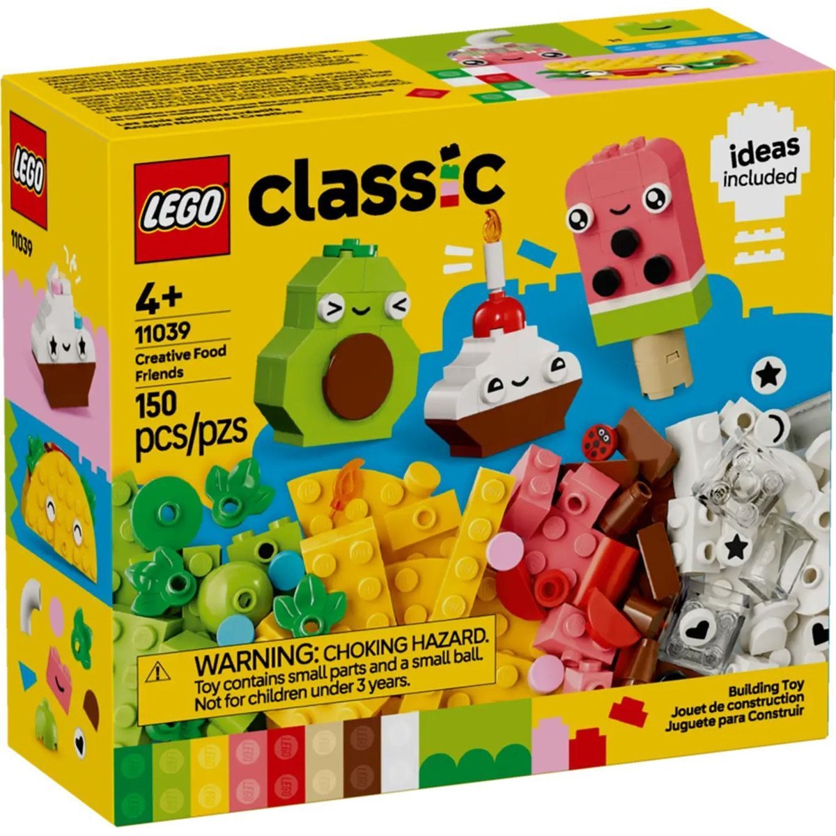 LEGO Classic - Les aliments créatifs - 11039 multicolore, LEGO