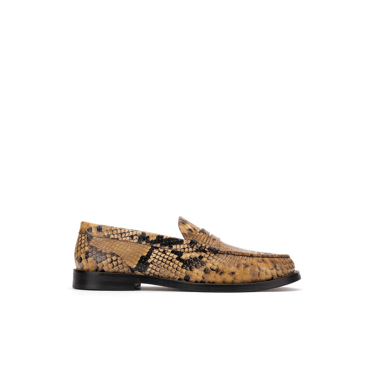Mocassins cuir Settala taupe, MARTINELLI