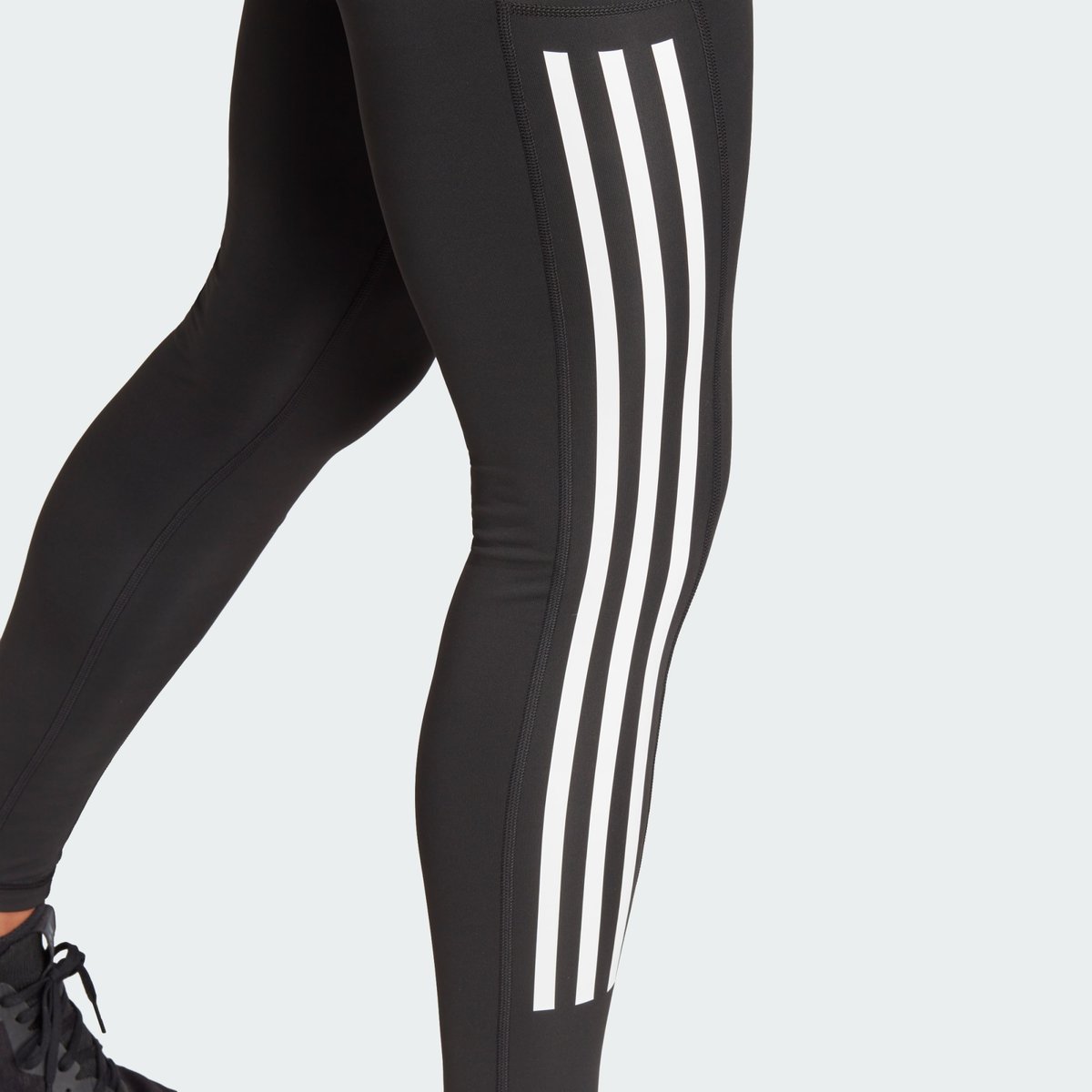 Legging long 3 bandes Optime black, adidas Performance