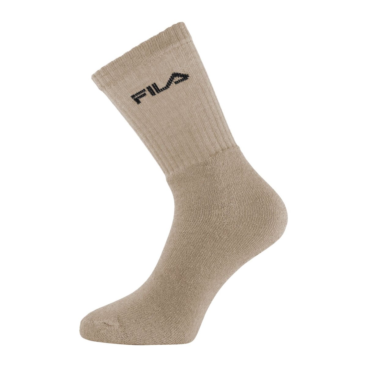 Lot De 6 Chaussette Coton Régénéré blanc/beige/sable/marron clair/kaki/noir, FILA