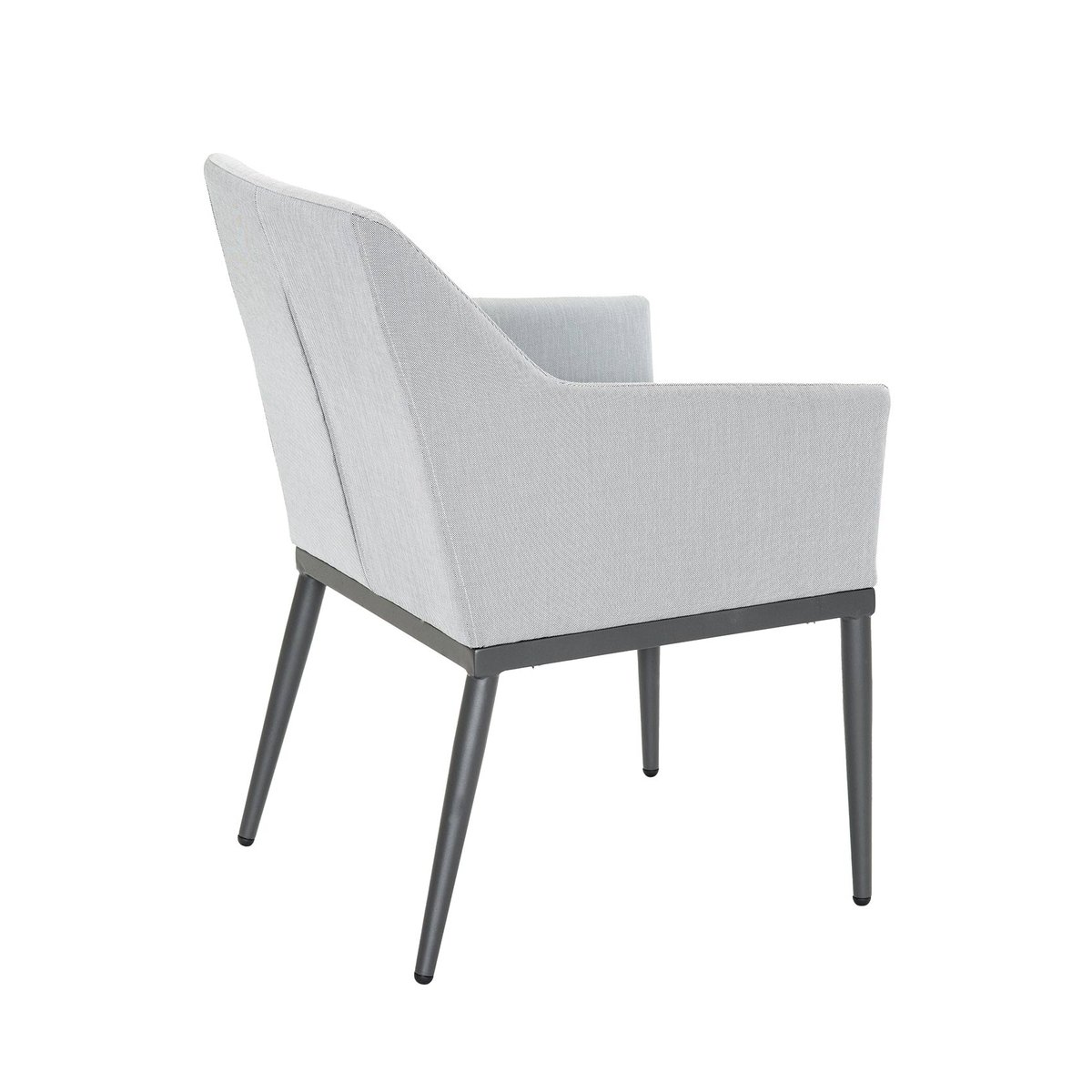 Lot de 2 fauteuils au design chic gris perle, HOME MAISON