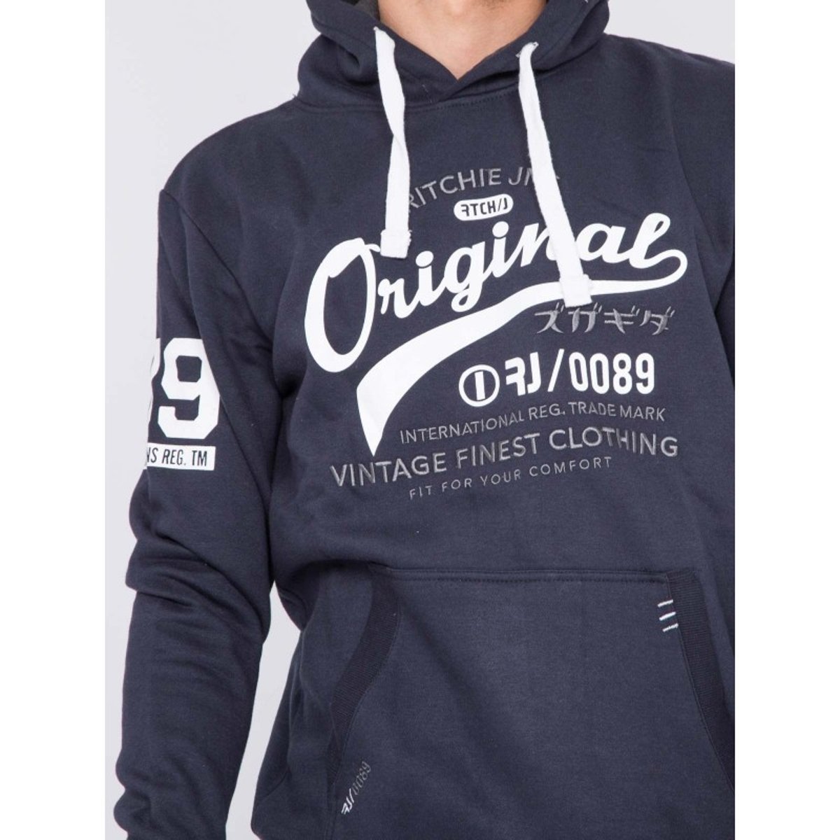 Sweat Capuche Warluz bleu marine, RITCHIE