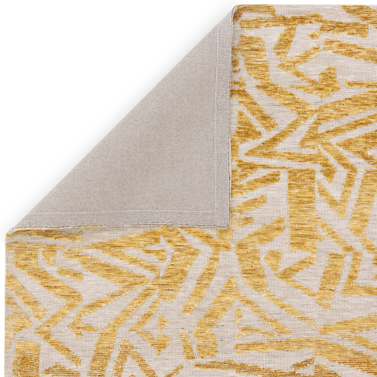 Abstract Shapes Rug ecru/gold, ÉDITÉ