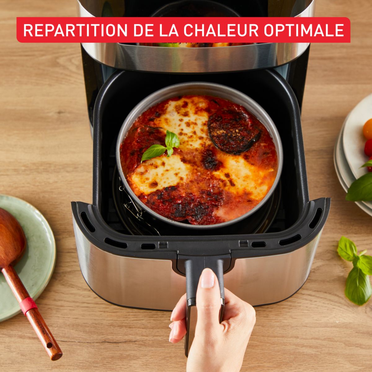 Moule à cake 2 moules Delice Black Airfryer couleur unique, TEFAL