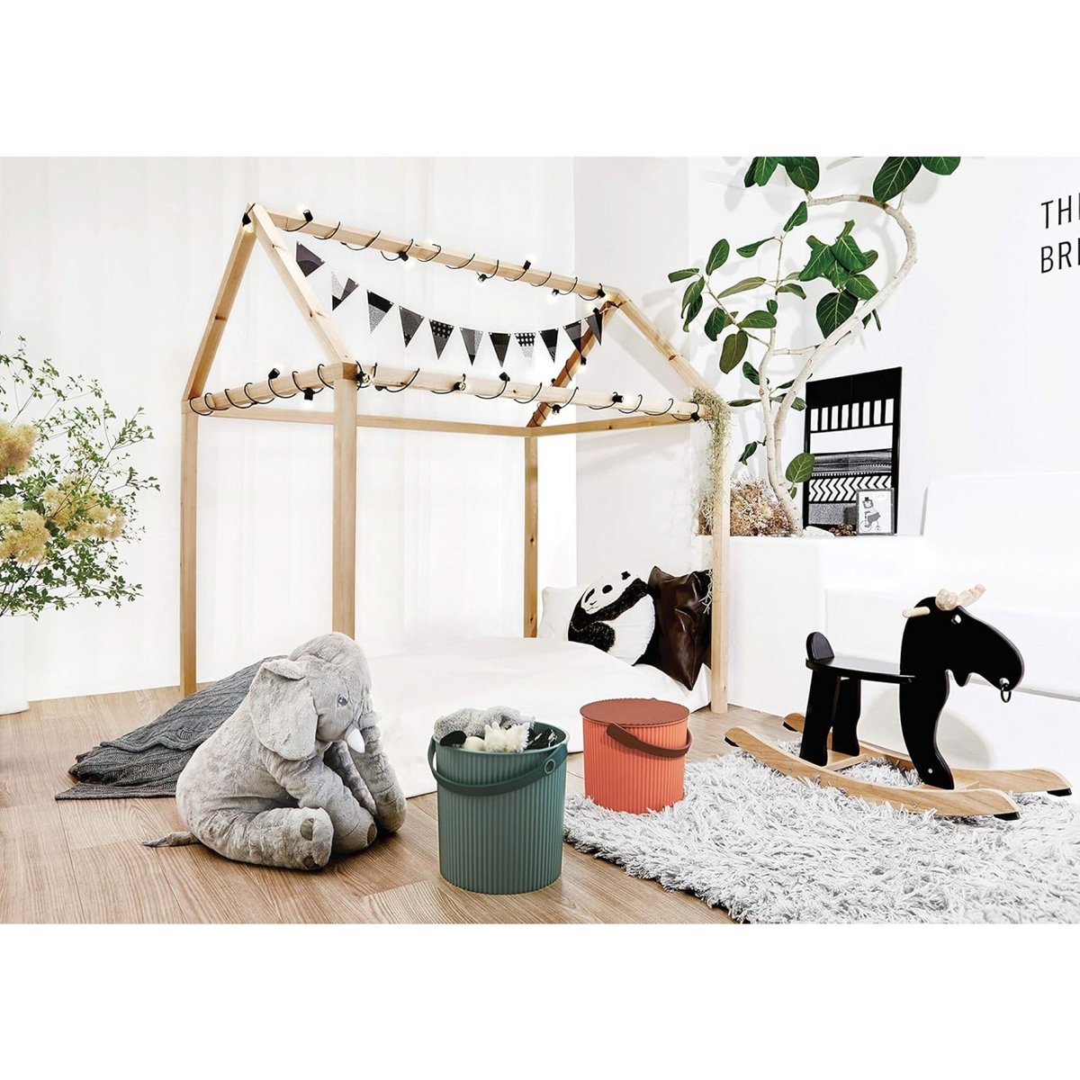 Panier de rangement S seau Omnioutil vert, HACHIMAN