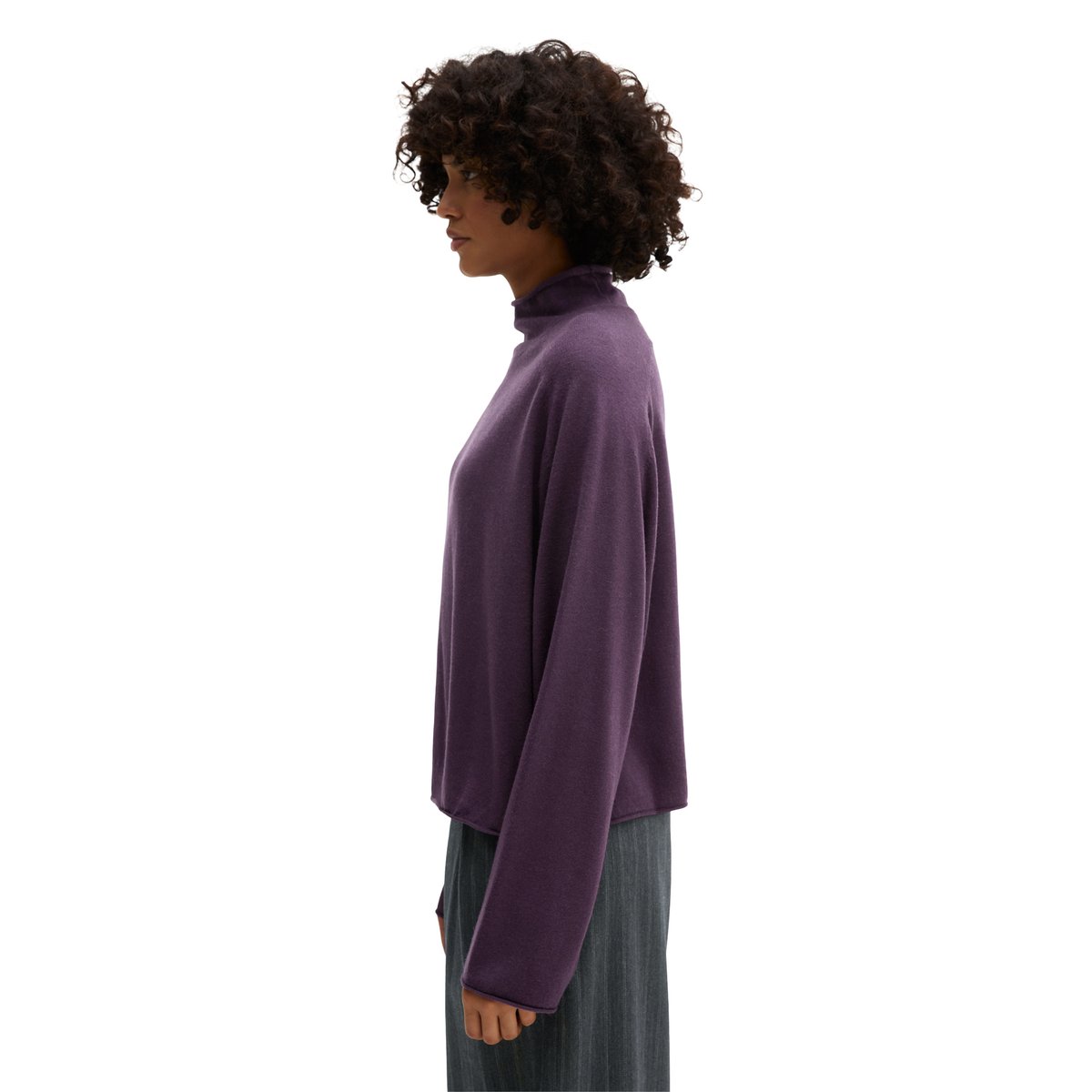 Pull coupe classique en mélange de laine vierge douce bleu clair, MARC O'POLO