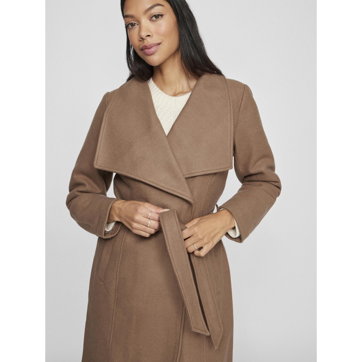 Manteau brown lentil, VILA