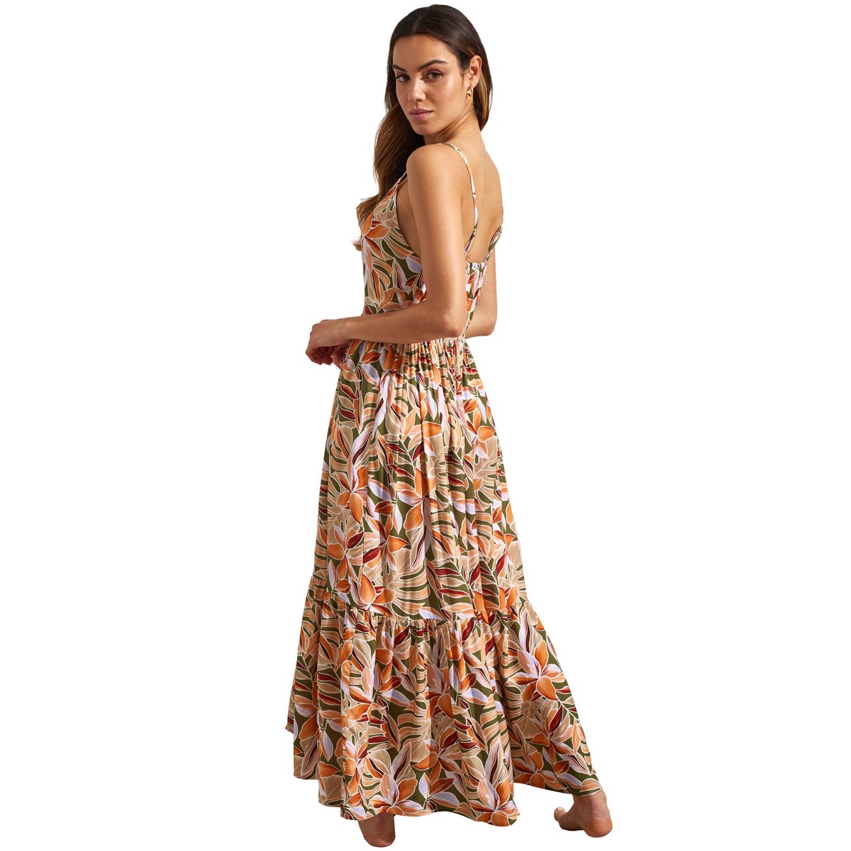 Robe longue estivale CAPADOCIA vert, SELMARK MARE