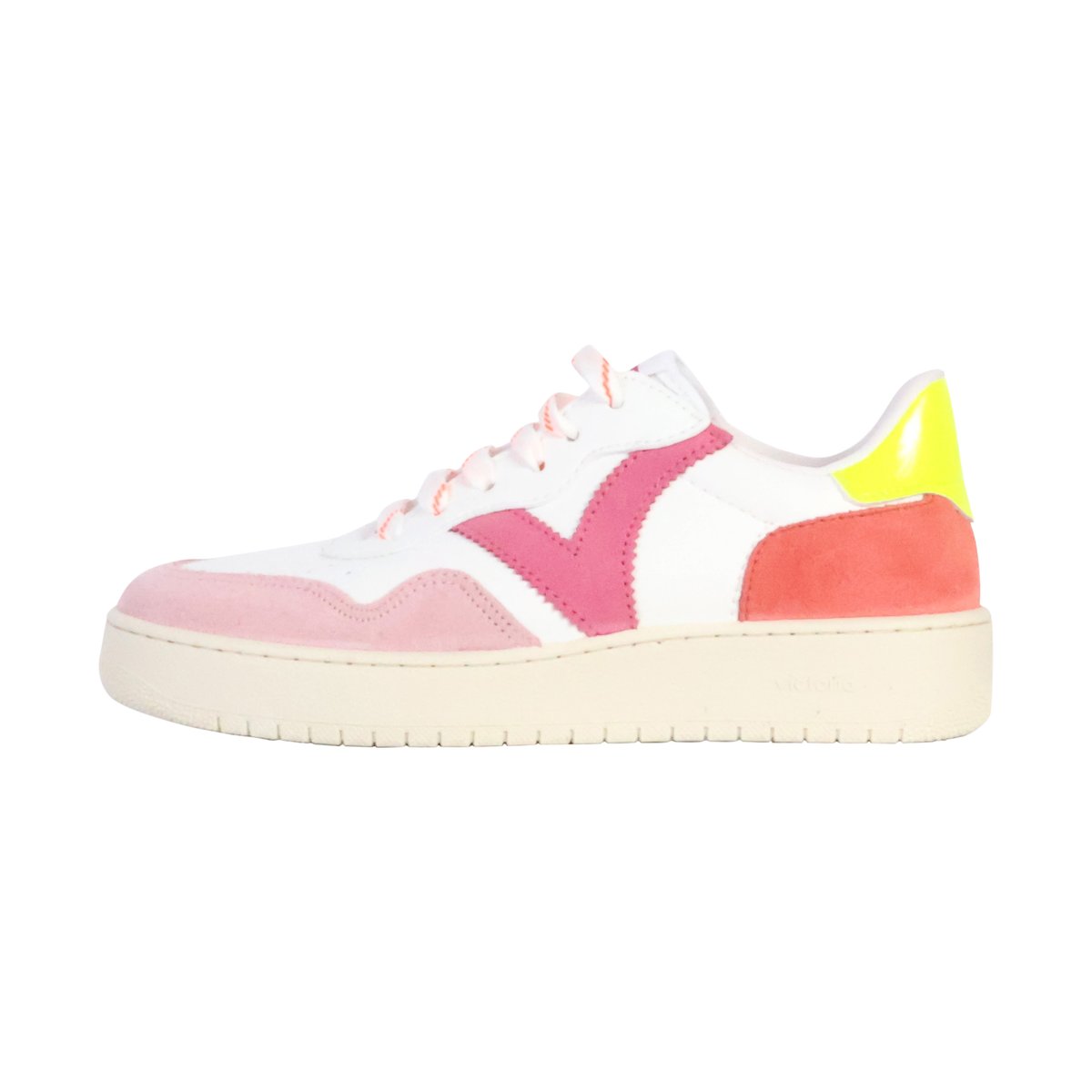 Basket Cuir rosa, VICTORIA