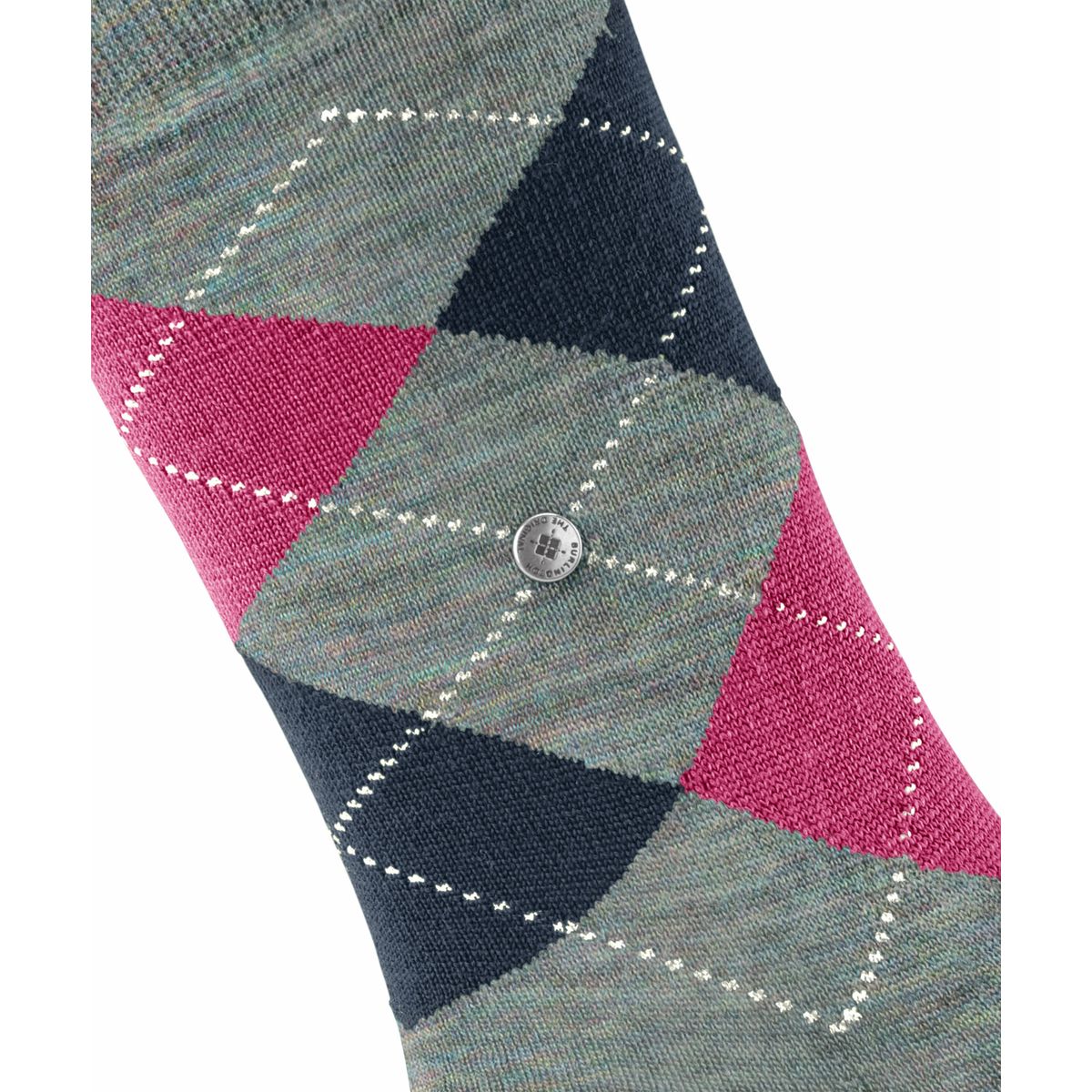 Chaussettes Melange Marylebone Opaque manganese blue (7923), BURLINGTON