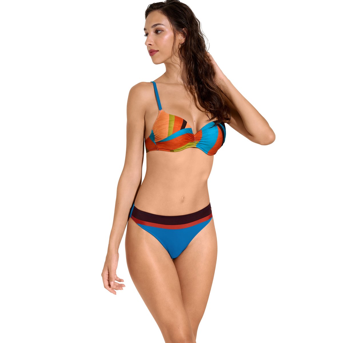 Bas maillot slip de bain Viviero bleu turquoise, LISCA