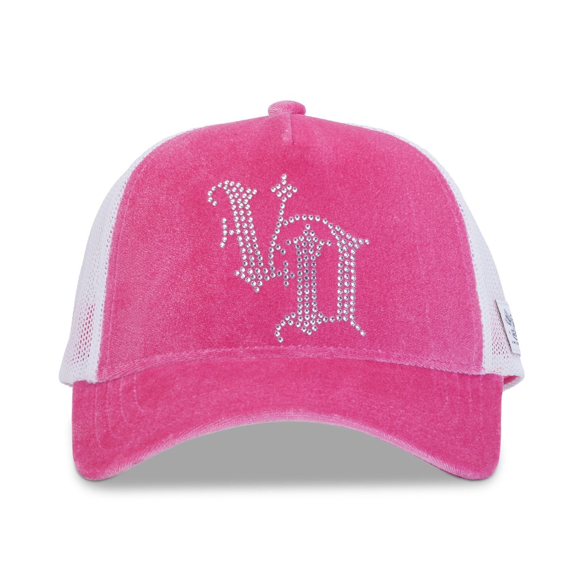 Casquette trucker ROYAL rose/blanc/argent, VON DUTCH