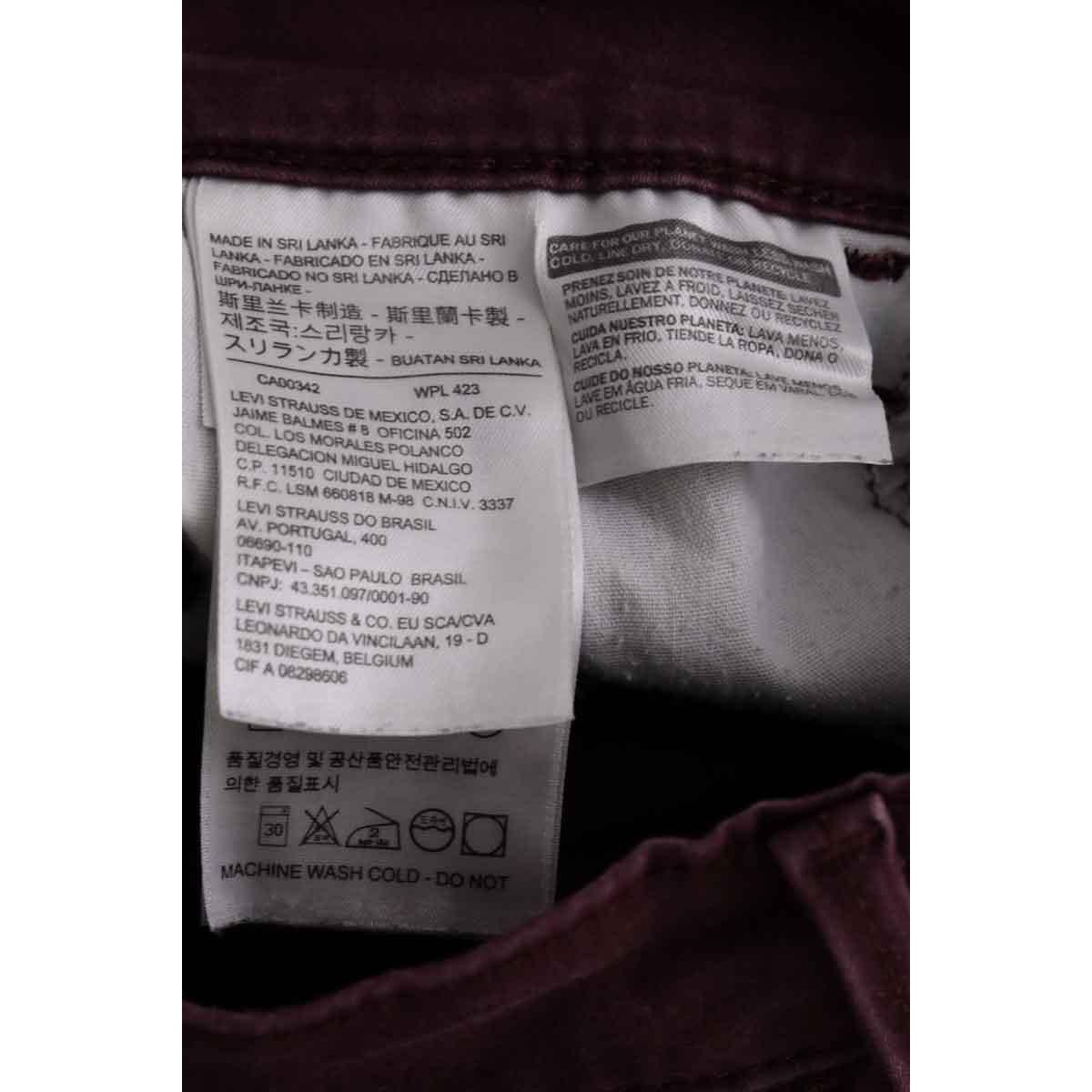 Jean slim - Bon État bordeaux, LEVI'S