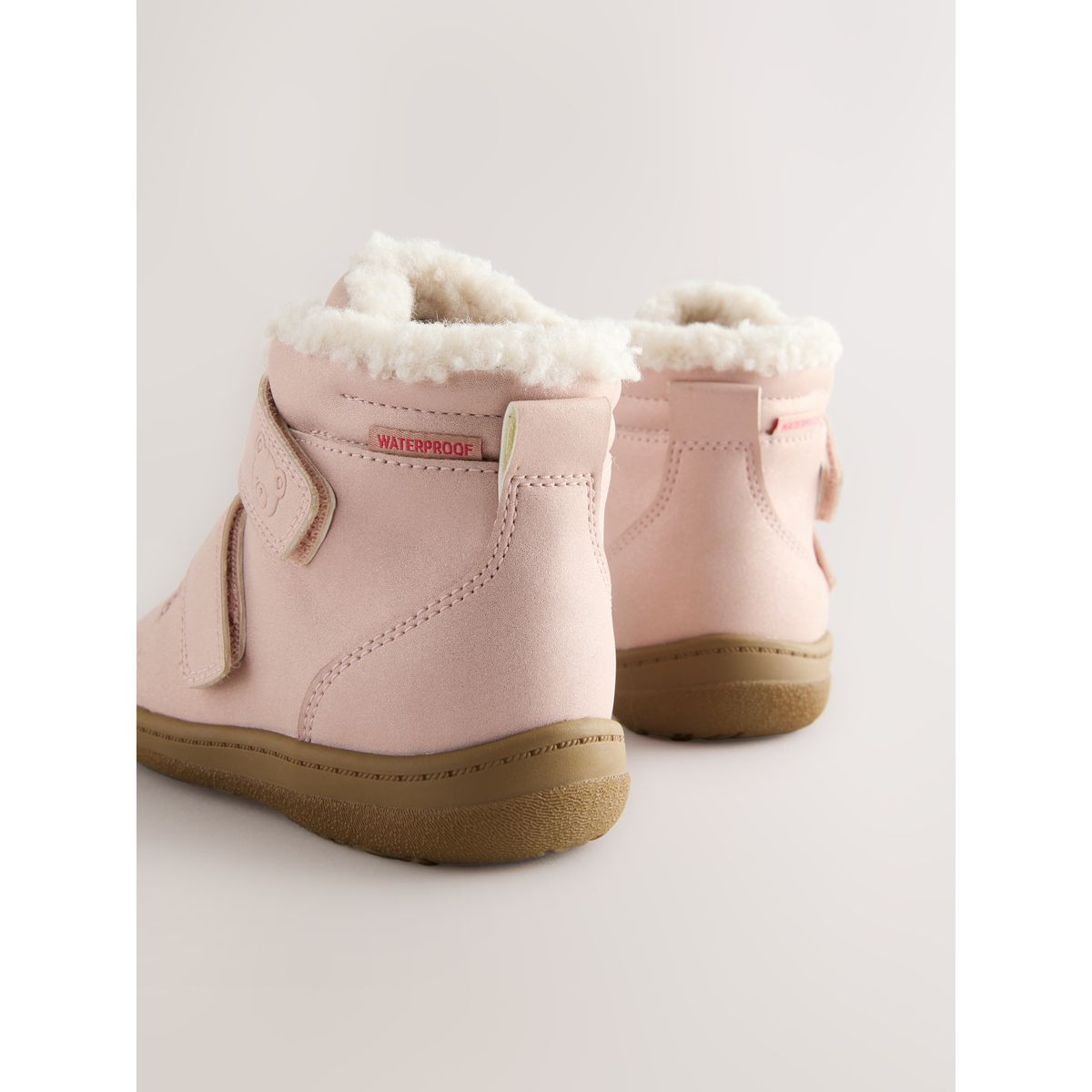 Bottines imperméables à scratch rose, NEXT