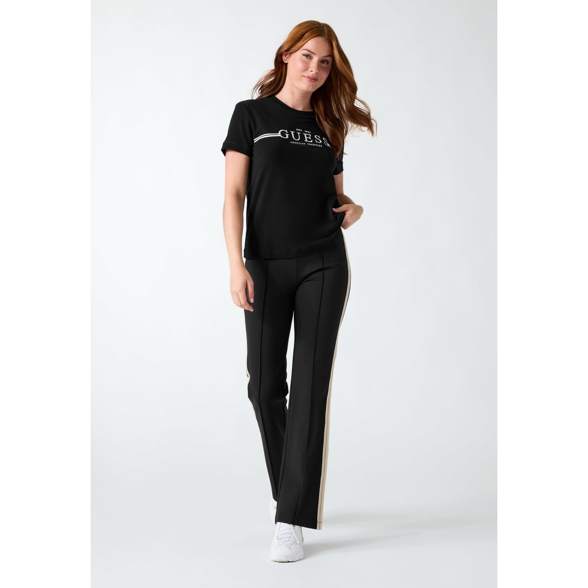 T-Shirt À Clous noir, GUESS