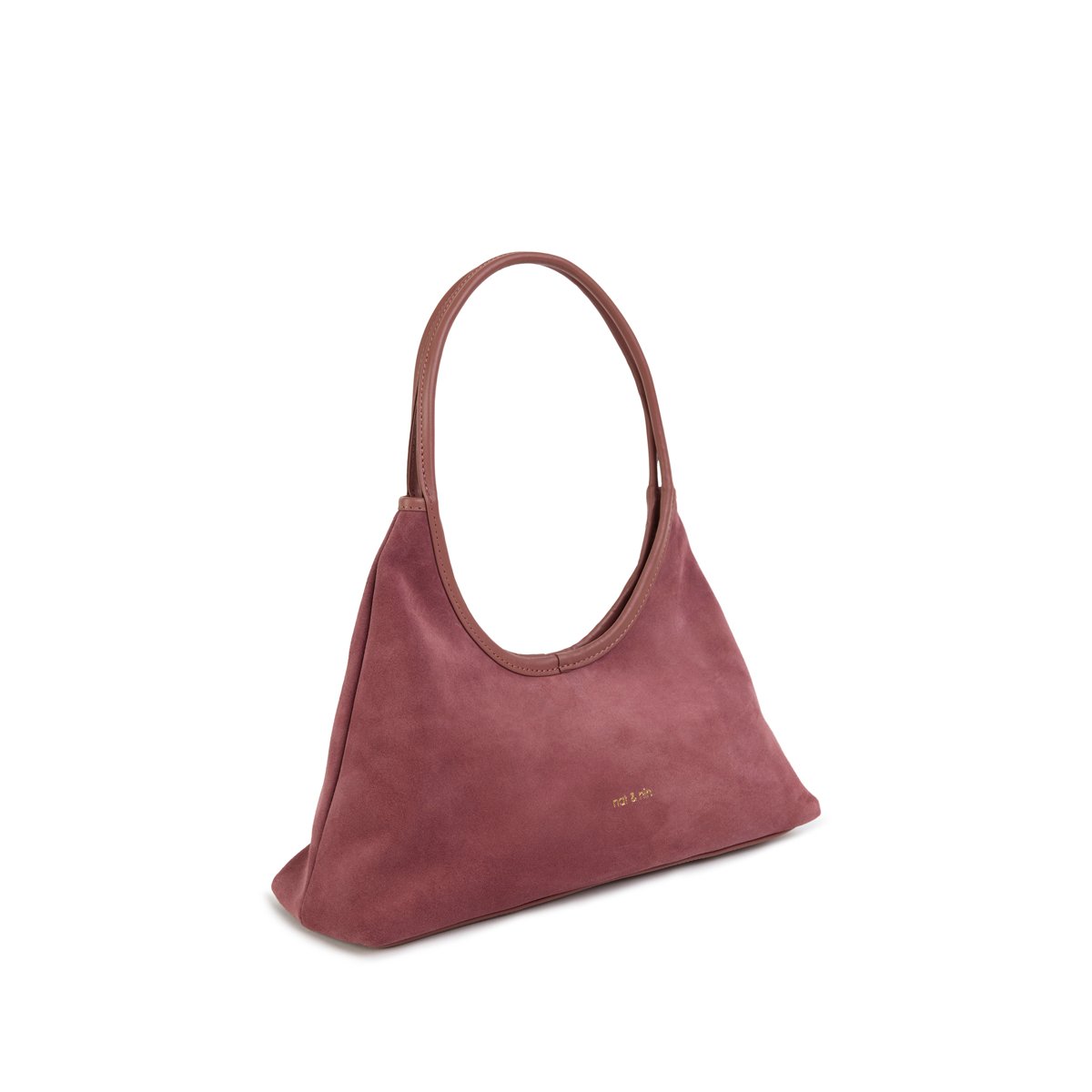 Sac à main en cuir MILO vieux rose, NAT & NIN
