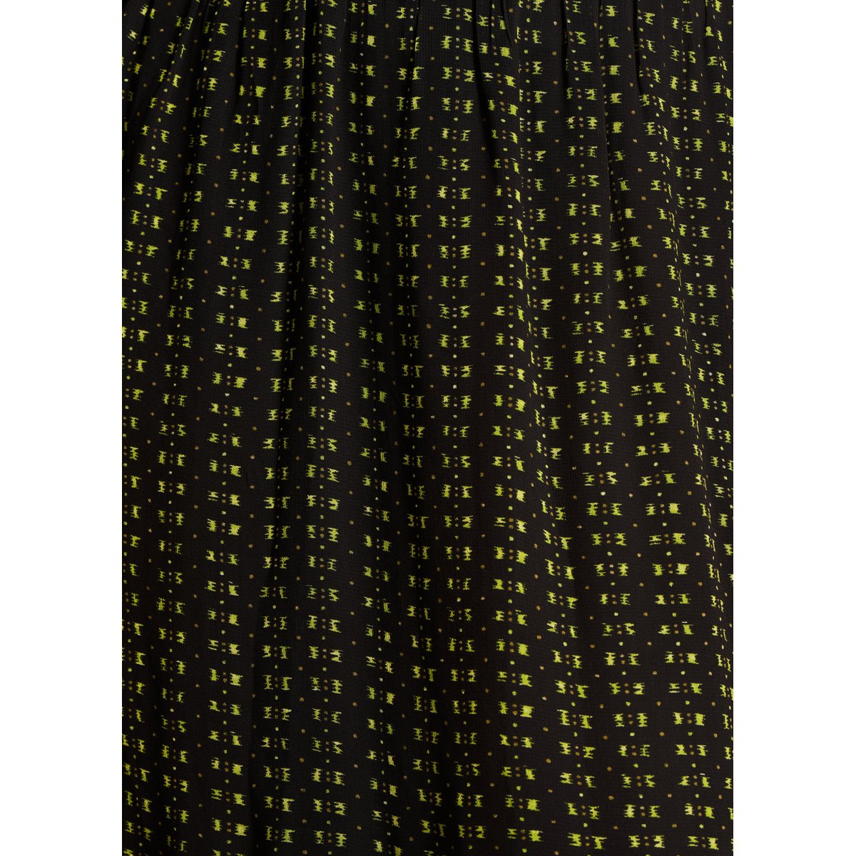Robe longue cintrée imprimée à manches longues biriba, LA FEE MARABOUTEE