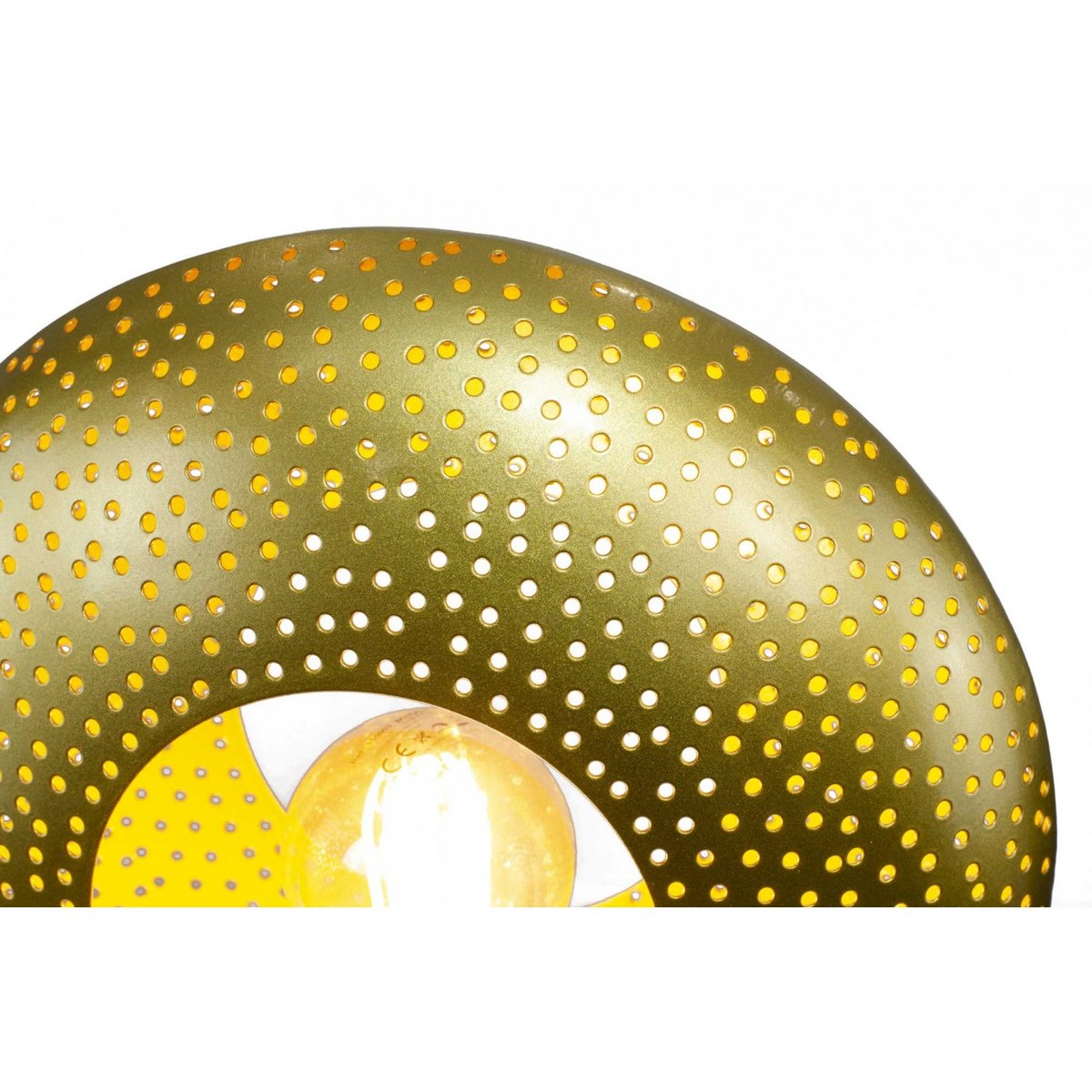 Lampe à poser en métal, ATOKA doré, C-CREATION
