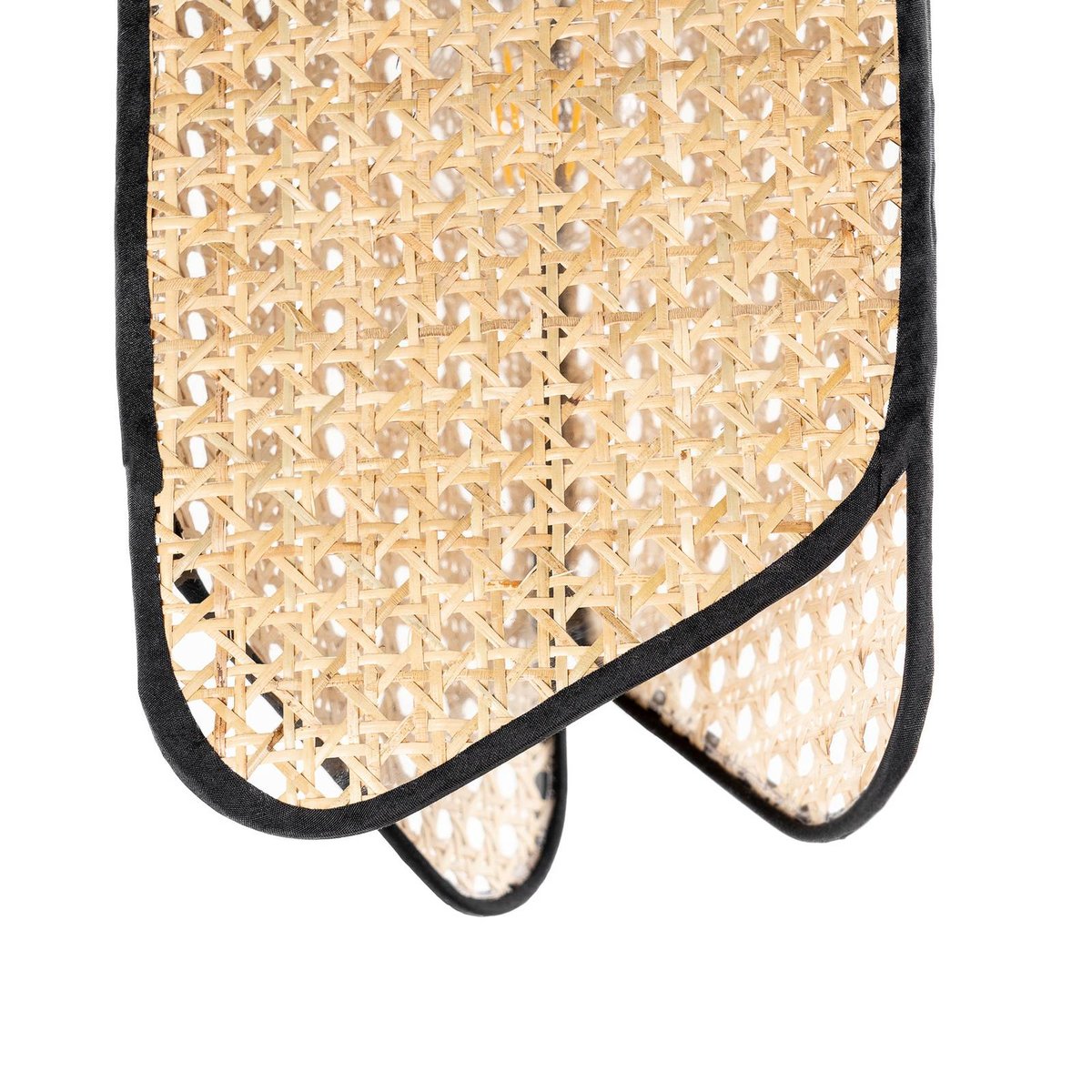 Applique en bois design, Bassiola noir, bois clair, LUCANDE