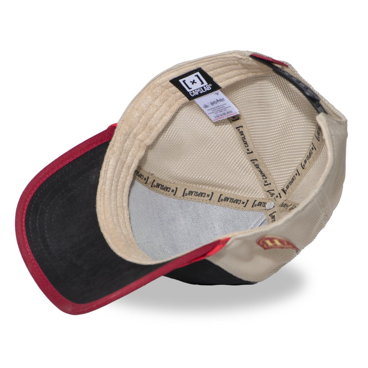 Casquette trucker Harry Potter beige/noir/rouge/jaune, CAPSLAB
