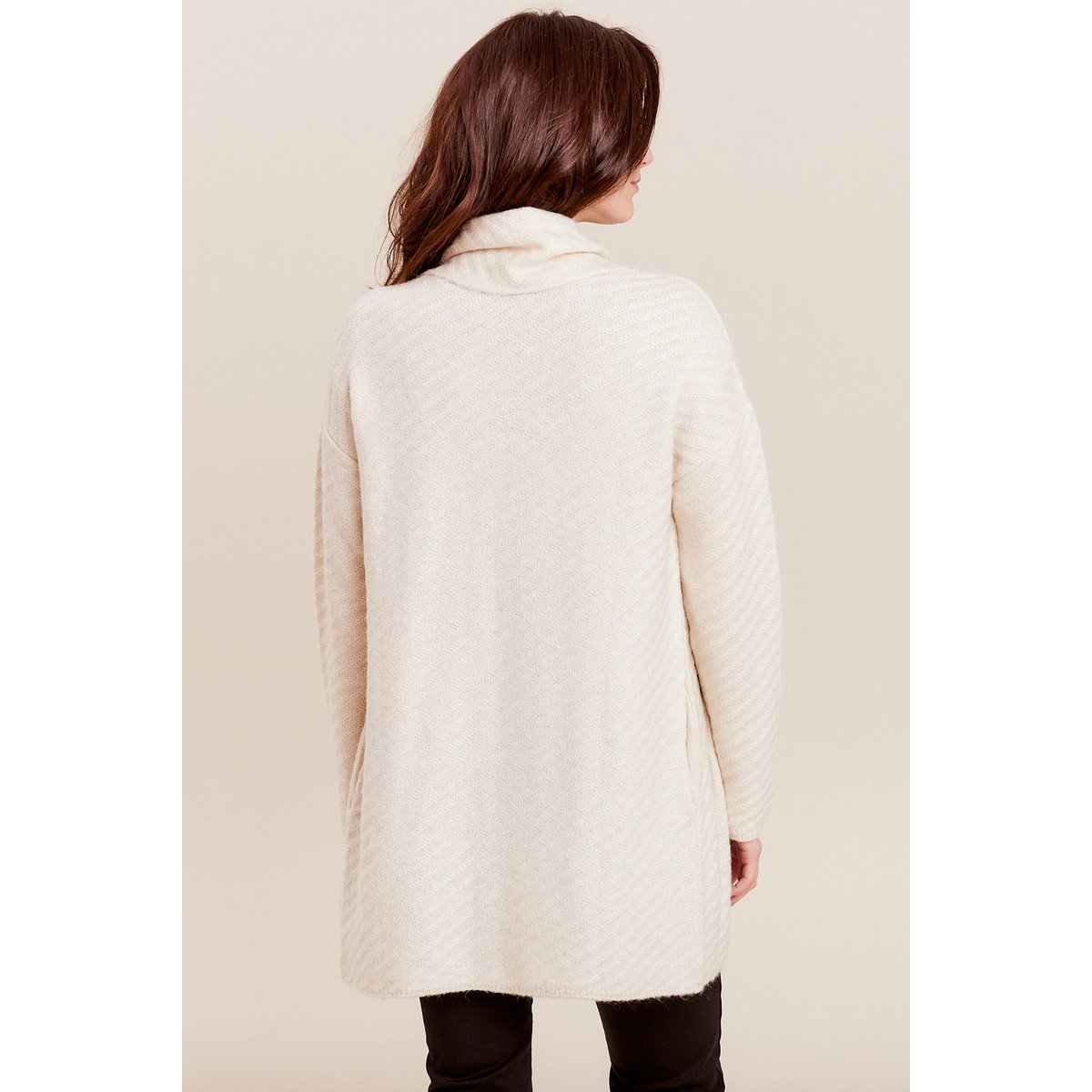 Gilet manches longues creme, BREAL