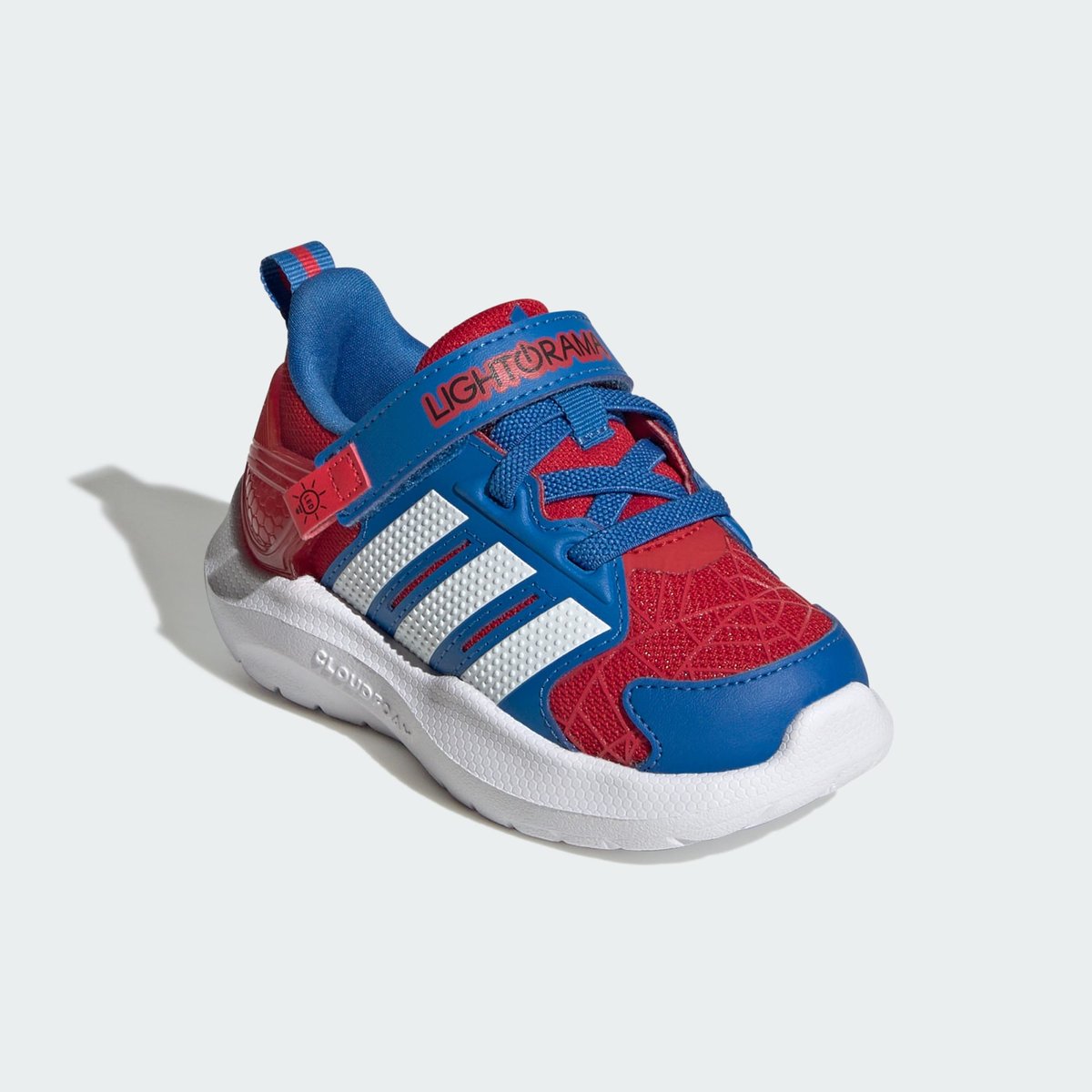 Chaussure Adidas Marvel Lightorama Spider-Man Bébés Chaussure Adidas Marvel Lightorama Spider-Man Bébés better scarlet / cloud white / bright royal, ADIDAS SPORTSWEAR