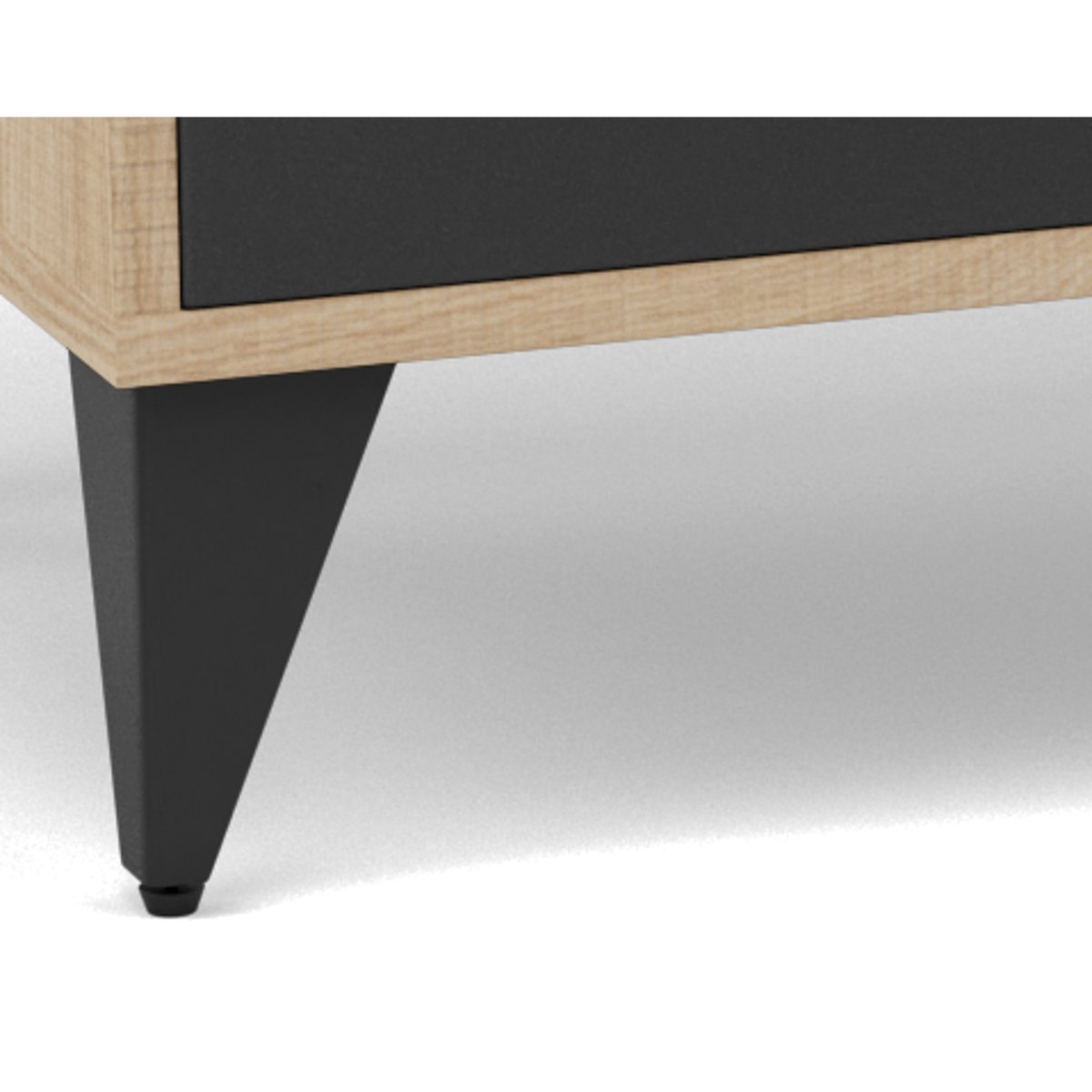 Buffet - TRIBECA bois / noir, BEST MOBILIER